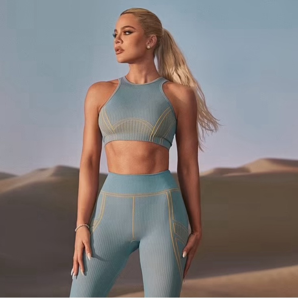 NWT FABLETICS Khloe K Seamless High-Waisted Compressive Legging and matching top